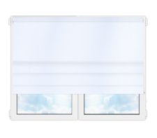 Римские шторы Шале белый XL цена. Купить в «Мастерская Жалюзи»